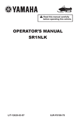 Yamaha SR1NLK Operator's Manual