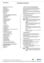 ebm-papst D3G160-BD05-02 Operating Instructions Manual