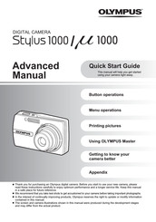 Olympus MJU-1000 Advanced Manual