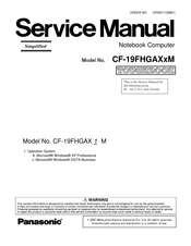 Panasonic TOUGHBOOK CF-19FHGAX M Series Service Manual