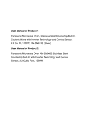 Panasonic Cyclonic Iverter NN-SN98JS Owner's Manual