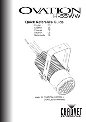 Chauvet Professional OVATIONH55WWWHT Quick Reference Manual