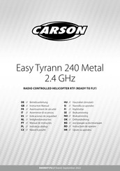 Carson Easy Tyrann 240 Metal 2.4 GHz Instruction Manual