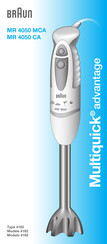 Braun Multiquick advantage MR 4050 MCA Manual
