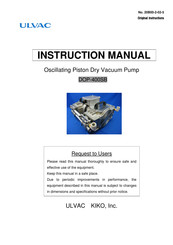 Ulvac DOP-400SB Instruction Manual