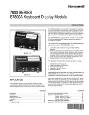 Honeywell S7800A Installation Manual