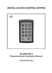 APO DK-9865 MK-II Programming & Installation Manual