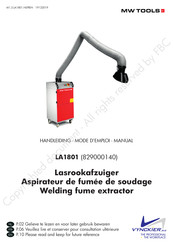 MW TOOLS LA1801 Manual