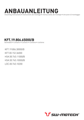SW-Motech KFT.19.806.30000/B Mounting Instructions