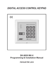 APO DK-9820 MK-II Programming & Installation Manual