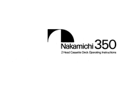 Nakamichi 350 Operating Instructions Manual