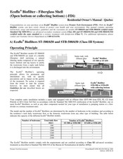 PREMIER TECH Ecoflo STB-650-FDi Owner's Manual