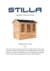 STILLA Peppertree 9x6 Assembly Instructions Manual
