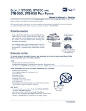 Premier Tech Aqua Ecoflo STB-650 Owner's Manual