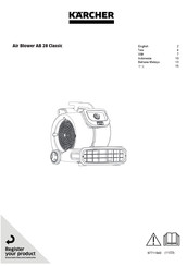 Kärcher AB 28 Classic Manual