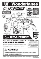 Realtree Wonderlanes ATV Racer Owner's Manual