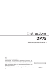 Evident DP75 Instructions Manual