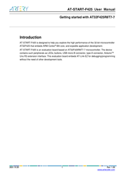 ARTERY AT-START-F425 User Manual