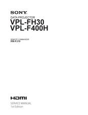 Sony VPL-F400H Service Manual