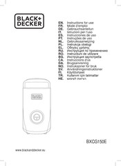Black & Decker 760550 Instructions For Use Manual