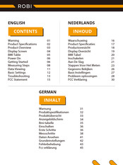 Röbi S11 Manual