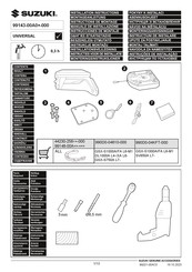 Suzuki 99143-00A0 000 Series Installation Instructions Manual