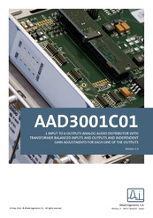 Albalá Ingenieros AAD3001C01 Manual