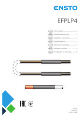 ensto EFPLP4 Installation Instructions Manual