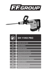 F.F. Group DH 11MX PRO Original Instructions Manual