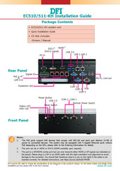 DFI EC510-KH Installation Manual