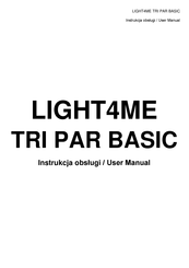 Light4Me TRI PAR BASIC User Manual