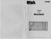 Paia 4780 Using Manual