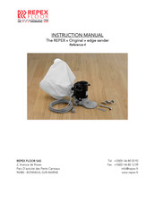 REPEX FLOOR Original edge sander Instruction Manual