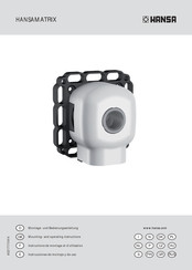 Hansa MATRIX 4404 0000 Mounting And Operating Instructions