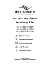tbs electronics Omnicharge Solar OCS 100-50 Owner's Manual