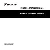 Daikin FWC-B Installation Manual