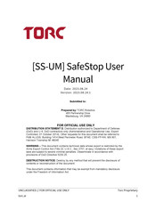 Torc SafeStop SS03RX04 User Manual