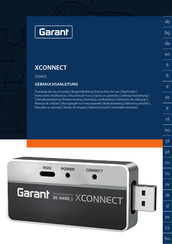 GARANT XCONNECT Instructions For Use Manual