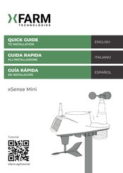 XFARM xSense Mini Quick Manual To Installation And Use