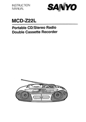 Sanyo MCD-Z22L Instruction Manual
