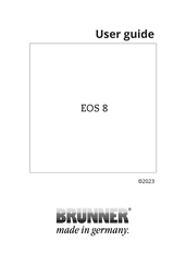 Brunner EOS 8 User Manual