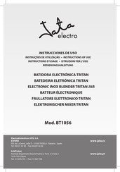 Jata electro BT1056 Instructions Of Use