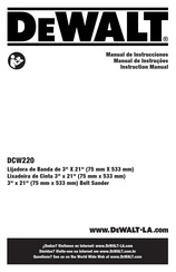 DeWalt DCW220 Instruction Manual