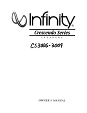 Infinity CS 3009 Owner's Manual