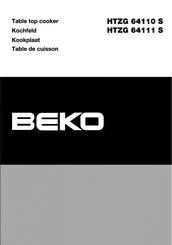 Beko HTZG 64111 S Instructions Manual
