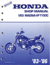 Honda V65 MAGNA 1985 Manual