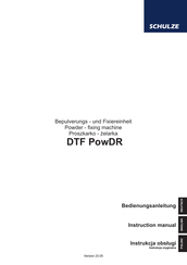 Schulze DTF PowDR Instruction Manual