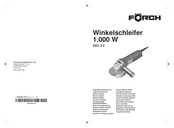 Forch 5331 2 2 Original Instructions Manual