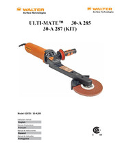 Walter ULTI-MATE 30-A 287 Manual