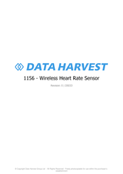 Data Harvest 1156 Manual